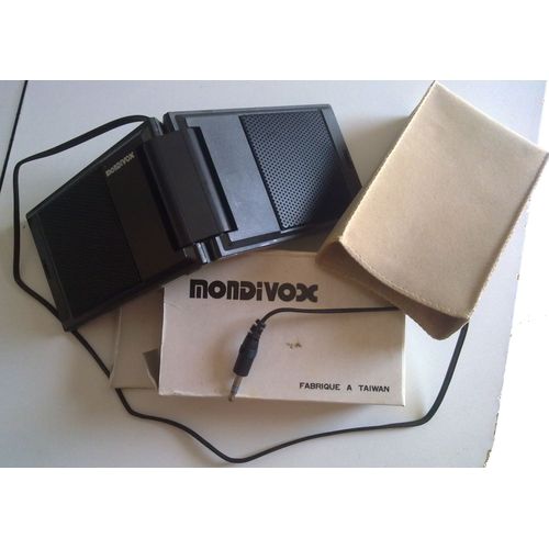 Paire de micros enceintes portables