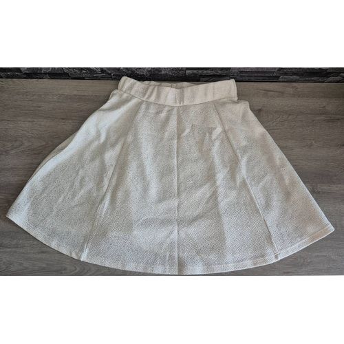 Jupe Patineuse Blanche Et Pailleté Kiabi