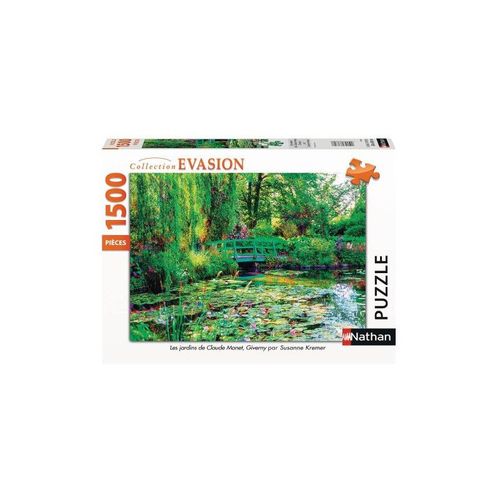 Puzzle N Nathan puzzle 1500 p - Les jardins de Claude Monet, Giverny