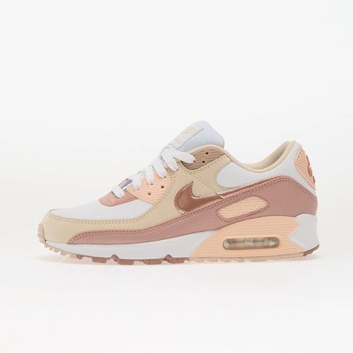 Chaussures Baskets Nike Wmns Air Max 90 Nn Prm White/ Particle Pinkswashed Coralspearl White Eur