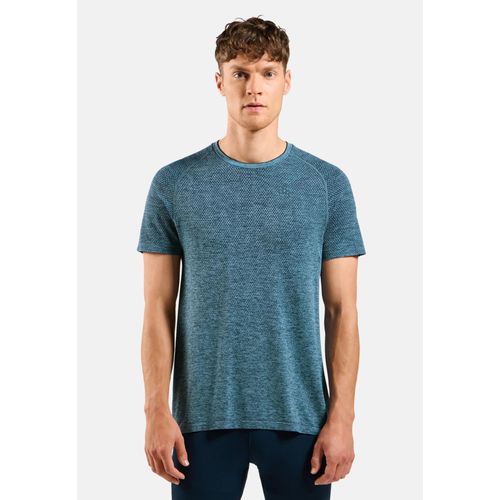 Odlo T-Shirt De Running Sans Coutures Essentials Pour Homme, Xxl, Blue