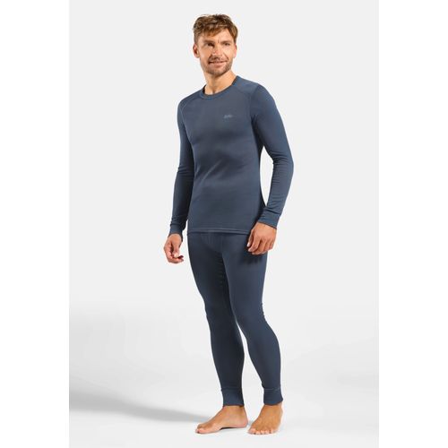 Odlo Ensemble De Haut Et Collant Techniques Héritage Active Warm Pour Homme, S, Blue