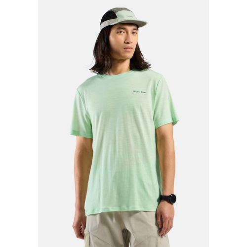 Odlo T-Shirt En Laine Mérinos Mélangée Odlo Pow Collective Voices Pour Homme, L, Green