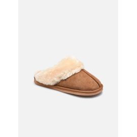 Chaussons Isotoner Mule Eva Cuir Et Fourrure W Pour