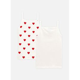 Vêtements Petit Bateau Lot De 2 Chemises À Bretelles Coeur Pour Accessoires