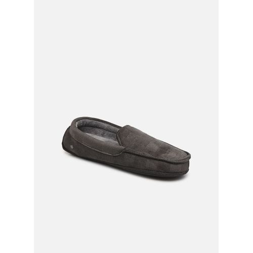 Chaussons Isotoner Mocassins Velours Ultra Doux Semelle Gomme M Pour