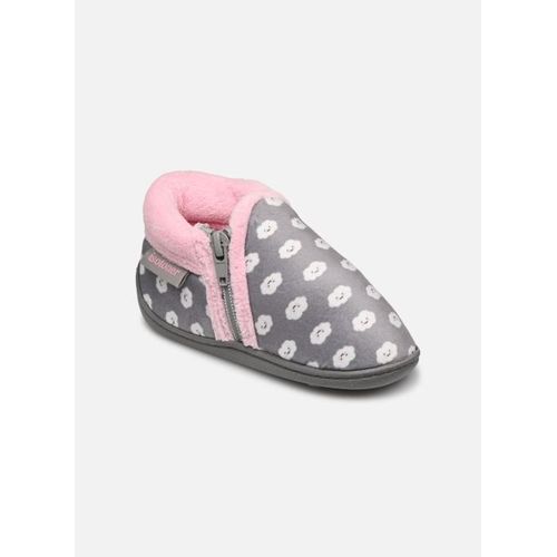 Chaussons Isotoner Bottillons Zip Fille Velours Ultra Doux Pour Enfant