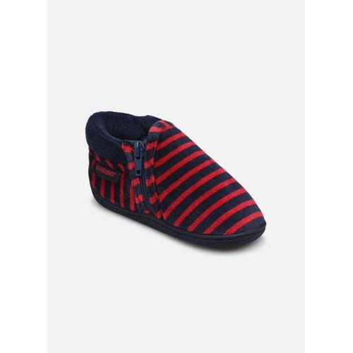 Chaussons Isotoner Bottillons Zip Garcon Velours Pour Enfant