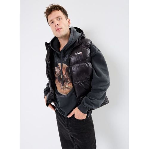 Vêtements Schott Gilet Doudoune Brillant A Capuche Schott Pour Accessoires