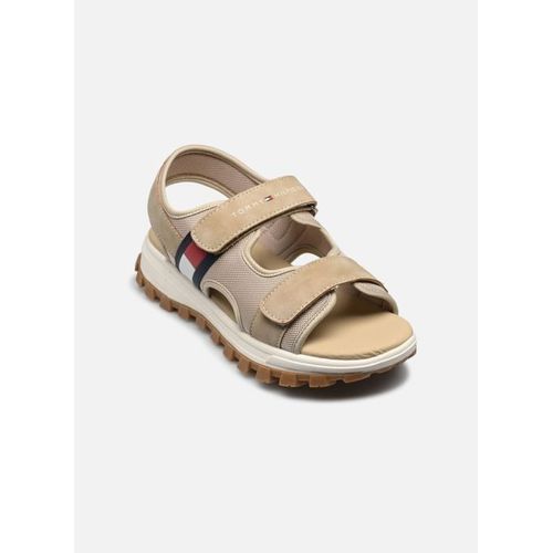 Sandales Et Nuspieds Tommy Hilfiger Velcro Sandal Beige Pour Enfant
