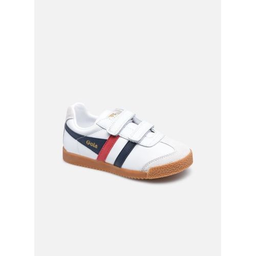 Baskets Gola Harrier Leather Velcro Pour Enfant