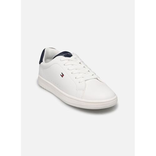 Baskets Tommy Hilfiger Low Cut Lace-Up Sneaker White/Blue Pour Enfant - 33