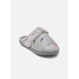 Chaussons Isotoner Mule Flanelle Semelle Ergonomique Mousse Interieure Everywear Chat Fantaisie Pour