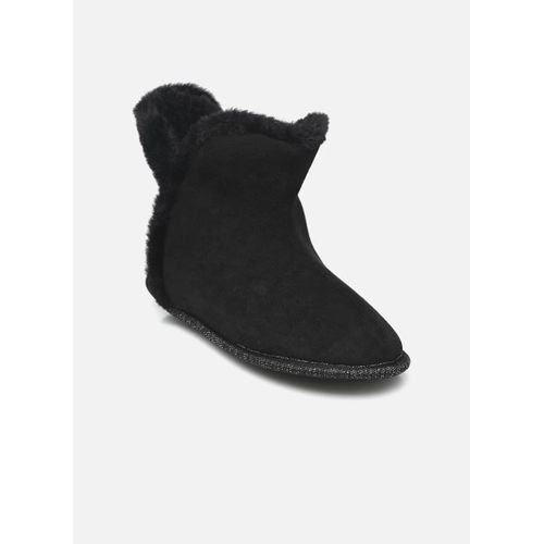 Chaussons Isotoner Bottillon Suedine Et Fourrure Pour