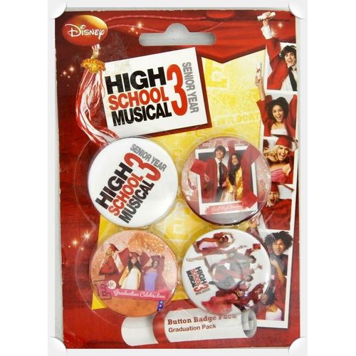 High School Musical 3 - Set De 4 Badges