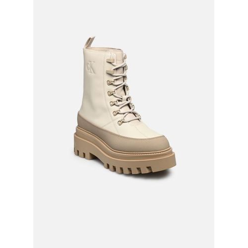 Bottines Et Boots Calvin Klein Flatform Lace Up Boot Lth Pour