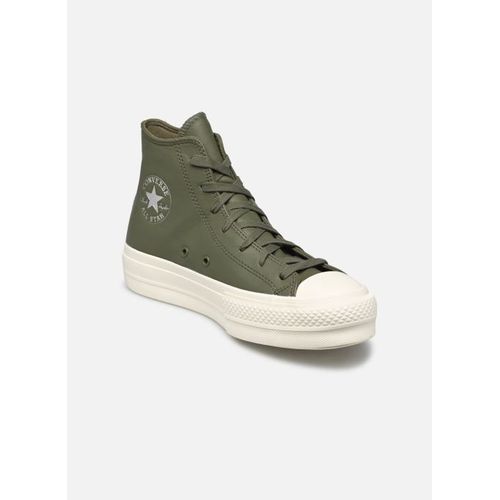 Baskets Converse Chuck Taylor All Star Lift Leather Matte Neutrals Hi W Pour Femme - 36