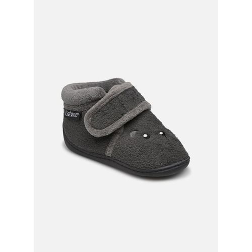 Chaussons Isotoner Bottillons Velcro Garcon Microseponge Pour Enfant