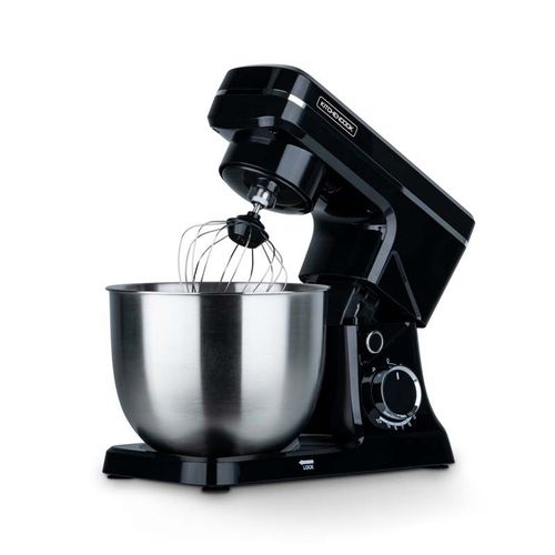 Robot Pâtissier Noir 6l 1500w Inox Robomix Kitchencook