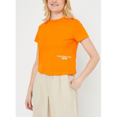 Vêtements Calvin Klein Jeans Ny Logo Baby Tee Pour Accessoires
