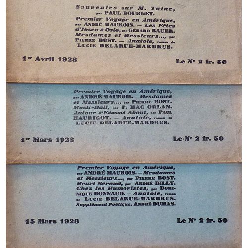 Les Annales De 1928 - 3 Exemplaires
