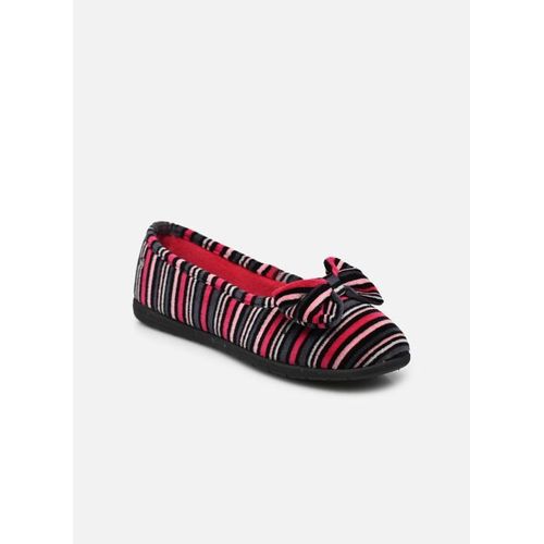 Chaussons Isotoner Ballerine Ergonomique Everywear Velours Bio Pour Femme - 36