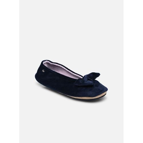 Chaussons Isotoner Ballerine Microvelours Grand N?ud Pour