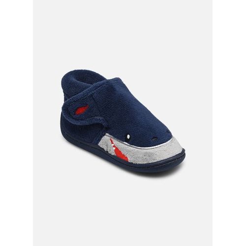Chaussons Isotoner Bottillons Velcro Garcon Microéponge Pour Enfant