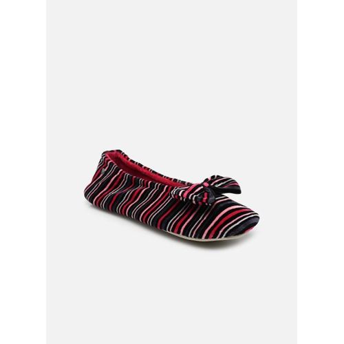 Chaussons Isotoner Ballerine Velours Bio ¿ Grand Noeud Pour Femme