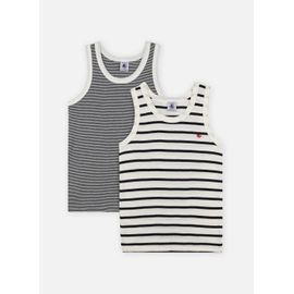 Vêtements Petit Bateau Lot De 2 Debardeurs Garcon - A01ds00 Pour Accessoires
