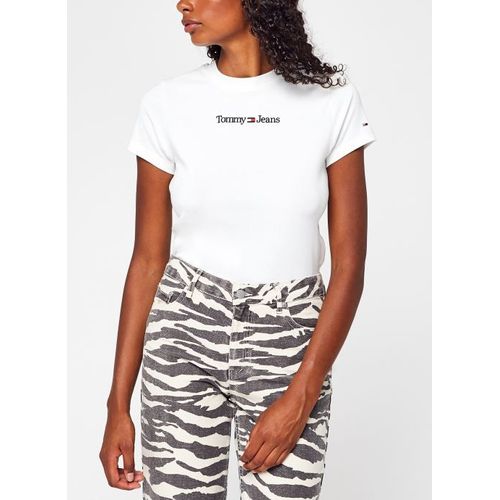 Vêtements Tommy Jeans Tjw Baby Serif Linear Ss Pour Accessoires
