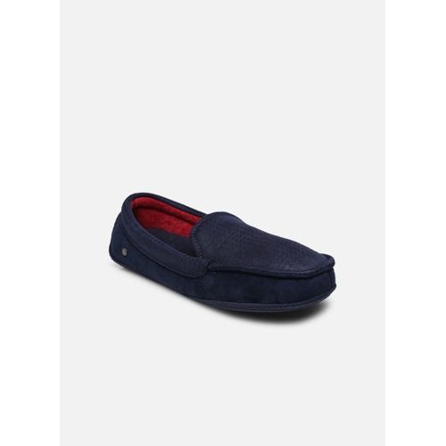 Chaussons Isotoner Mocassins Suédine Ultra Douce Semelle Gomme/textile Pour