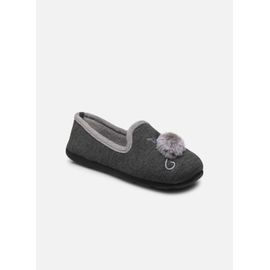 Chaussons Isotoner Slipper Ergonomique Everywear Jersey Chat Fantaisie Pour