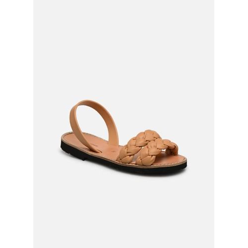 Sandales Et Nu-Pieds Minorquines Avarca Cabrera Cuir Naturel Pour Femme - 38