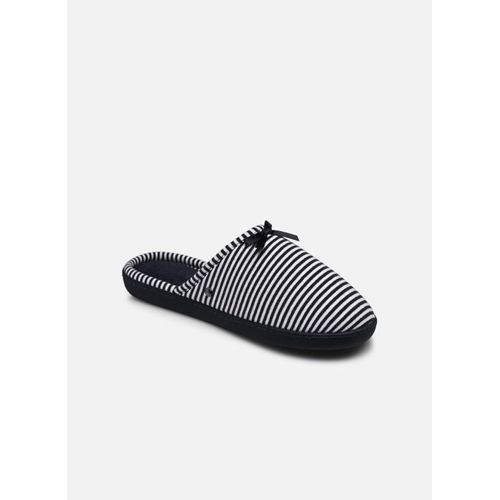 Chaussons Isotoner Mule Ergonomique Mousse Intérieure Ewr – Jersey Bio Marinières Pour Femme - 37