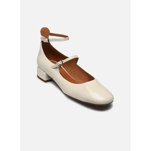 Ballerines Georgia Rose Adouble Cuir Vernis Plissé Pour Femme