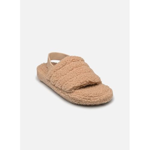 Chaussons Sarenza Wear Chausson Bouclette Anna Beige Femme Pour Femme