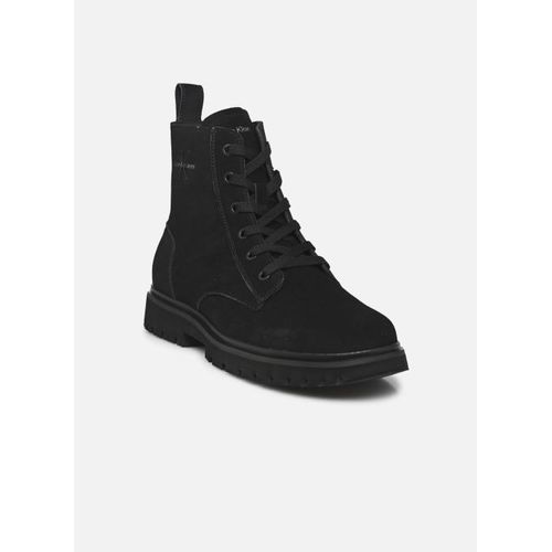 Bottines Et Boots Calvin Klein Eva Boot Mid Laceup Iconic Dress Pour