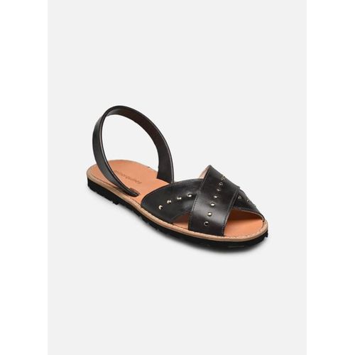 Sandales Et Nu Pieds Minorquines Avarca Rock Cuir Vintage Pour Femme