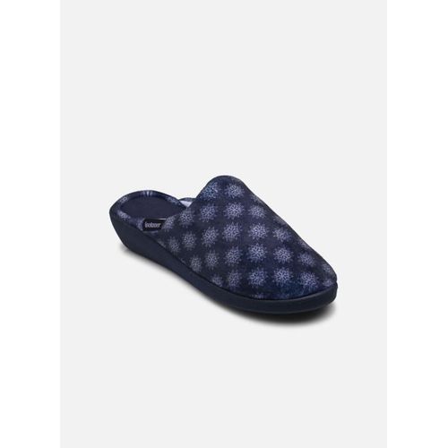 Chaussons Isotoner Mules En Velours Ultra Doux Talon 4 Cm Semelle Ergonomique W Pour