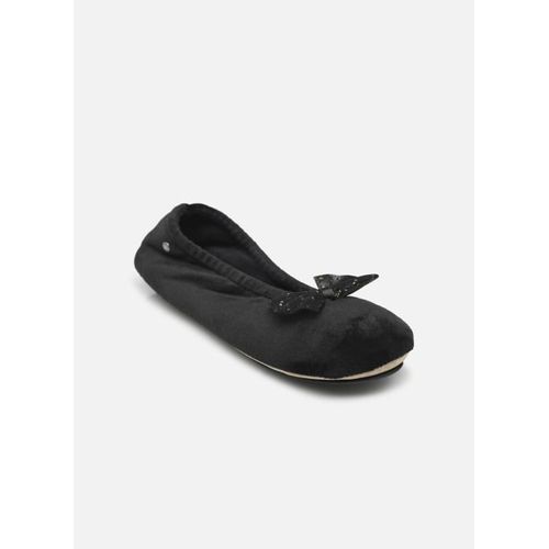 Chaussons Isotoner Ballerines En Microvelours N?ud Précieux W Pour