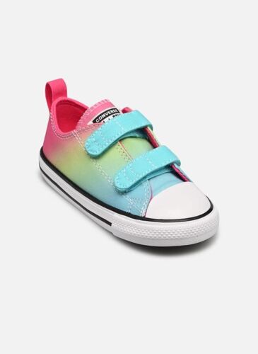 Chaussures Baskets Converse Chuck Taylor All Star 2v Canvas Hyper Brights Ox I Pour Enfant
