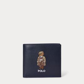 Portefeuille Polo Bear en cuir