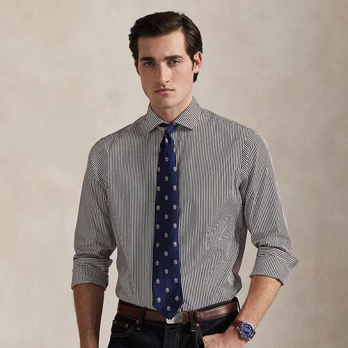 Chemise En Popeline Rayée Custom Fit