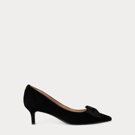 Escarpins Adrienne En Daim Avec N?ud