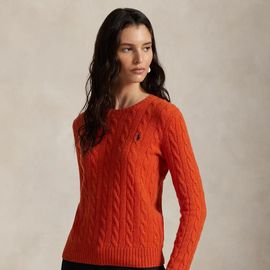 Pull À Col Rond Cachemire Et Laine