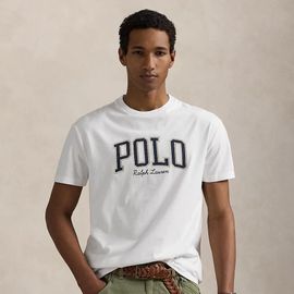 T-Shirt En Jersey À Logo Custom Slim Fit