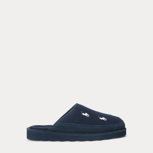 Chaussons Reade Poney Polo Daim Et Coton