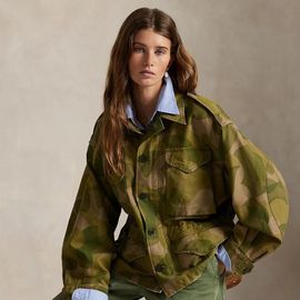 Veste De Treillis Courte À Motif