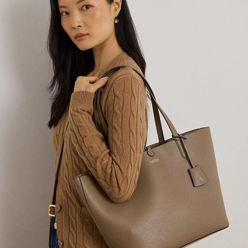 Grand Cabas Réversible En Cuir Vegan